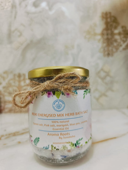 Reiki Energised Mix Herb Bath Salt